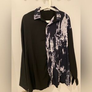 Vintage style printed shirt